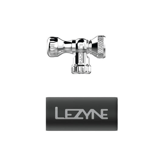 CO2-pompkop LEZYNE CONTROL DRIVE CO2 zilver