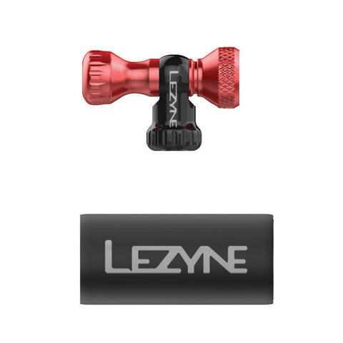 CO2-pompkop LEZYNE CONTROL DRIVE CO2 rood
