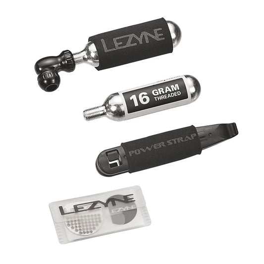 LEZYNE TWIN DRIVE Repair Combo-reparatieset + CO2-patroon met schroefdraad