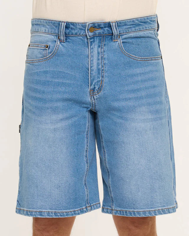 Korte DHARCO JORT UNISEX COASTAL WASH Blauw