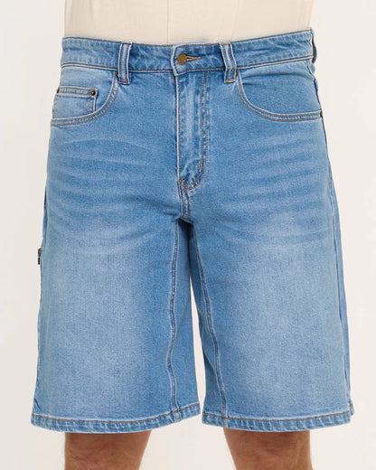 Short DHARCO JORT UNISEX COASTAL WASH Blauw
