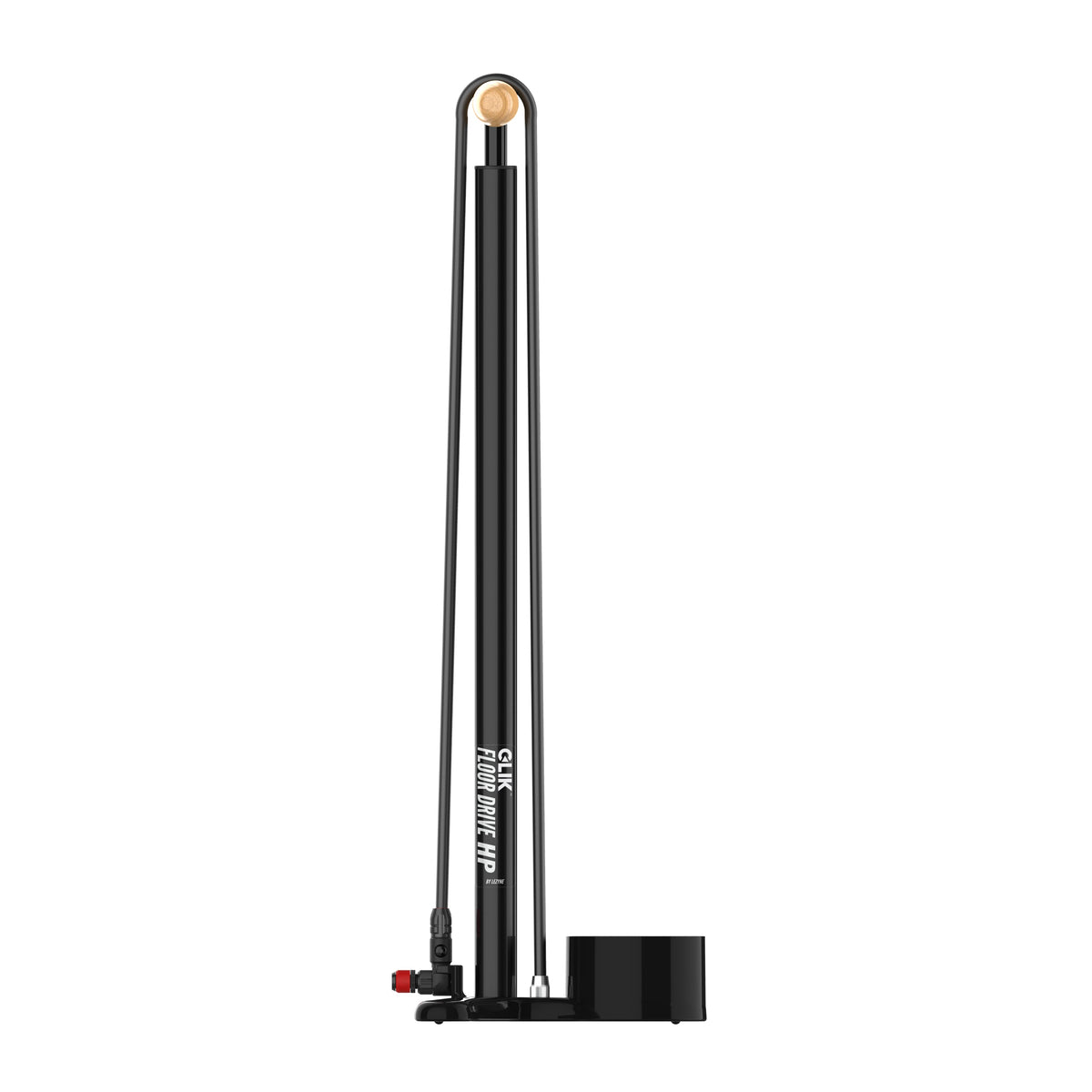 LEZYNE CLIK DRIVE HP ABS PRO Chuck vloerpomp zwart