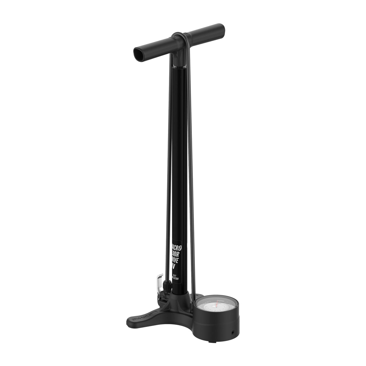 LEZYNE MACRO HV FLOOR DRIVE DV vloerpomp zwart