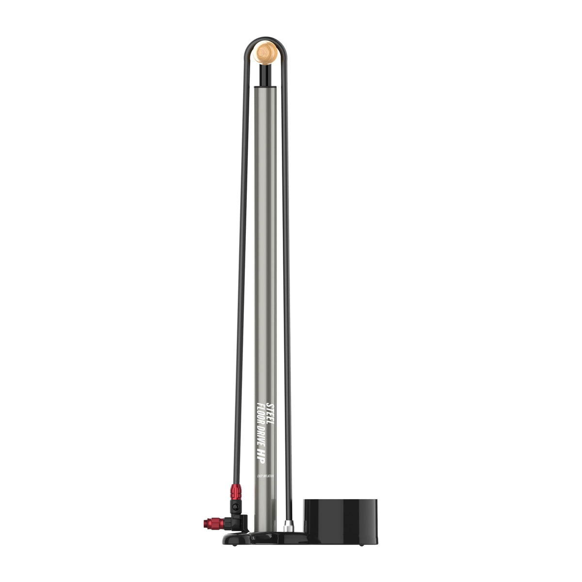 Vloerpomp LEZYNE STEEL FLOOR DRIVE 3.5 grijs