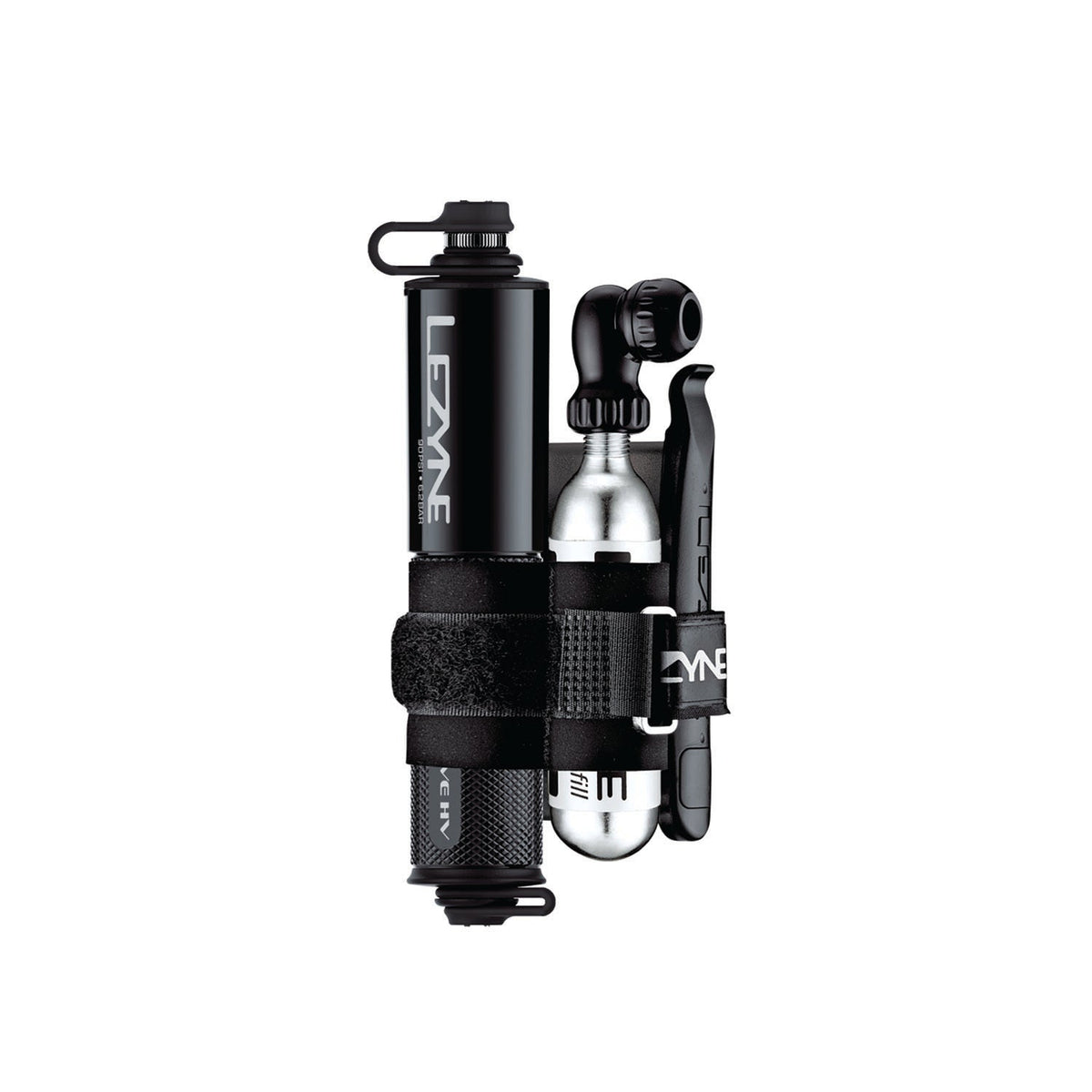 Handpomp LEZYNE POCKET DRIVE HV LOADED zwart