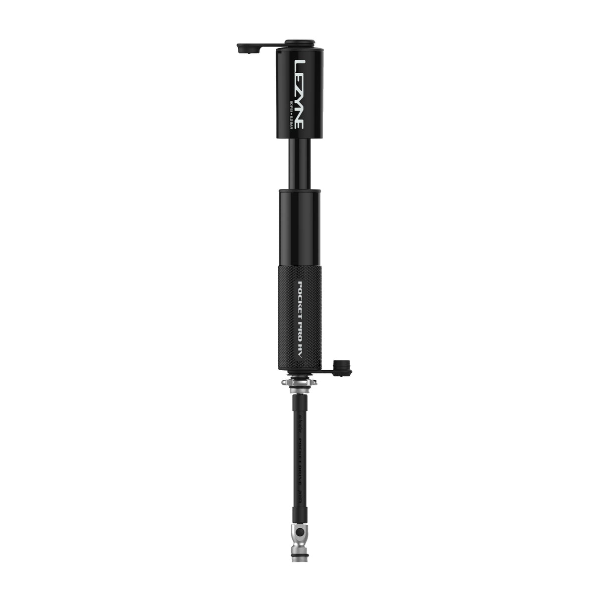 Pompe à Main LEZYNE POCKET DRIVE PRO HV Noir Mat