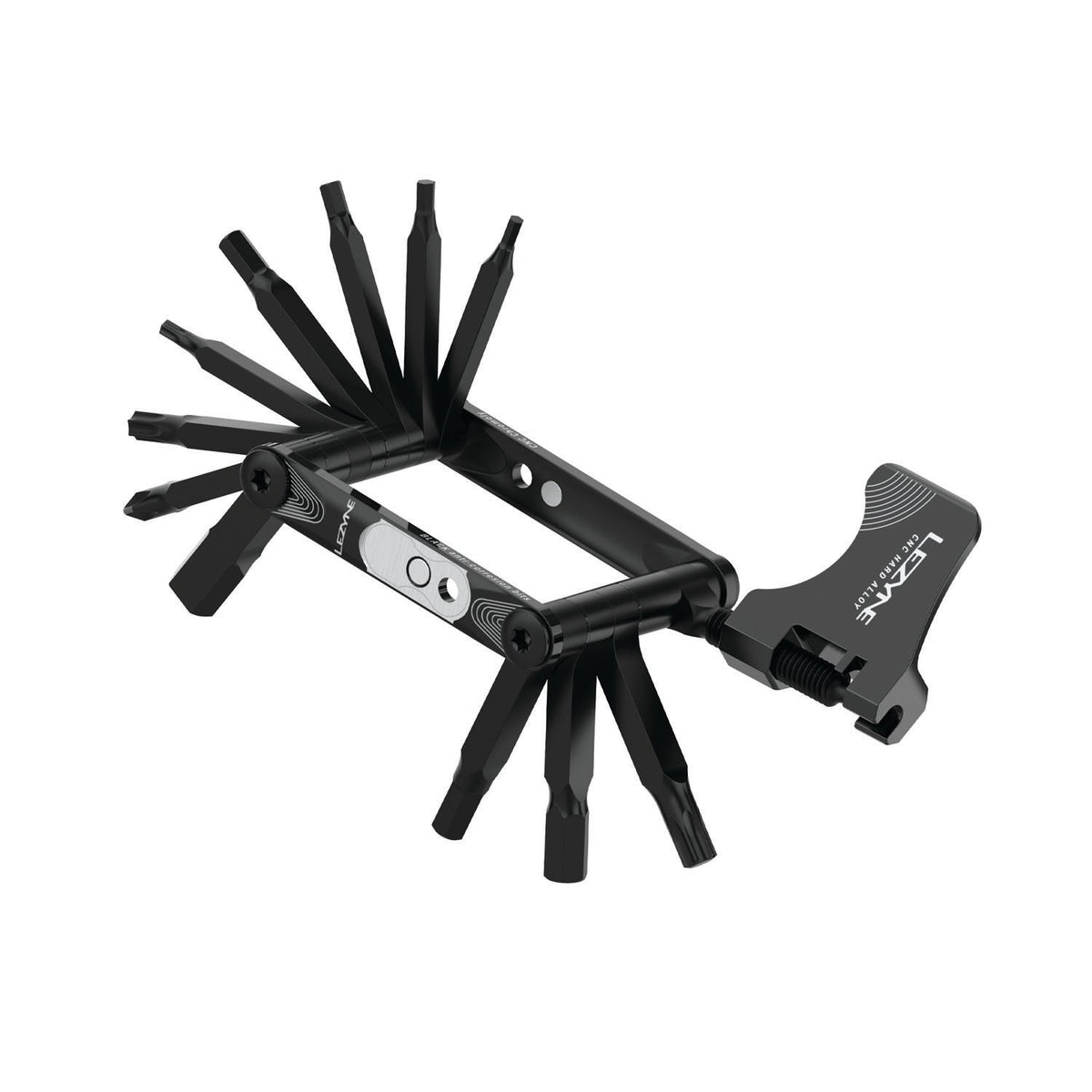 Lezyne V Pro 13 fietsmultitool opengeklapt