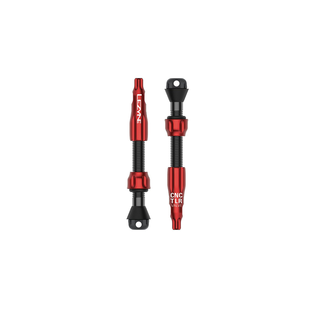 Set van 2 LEZYNE CNC PRO tubelessventielen 44 mm rood
