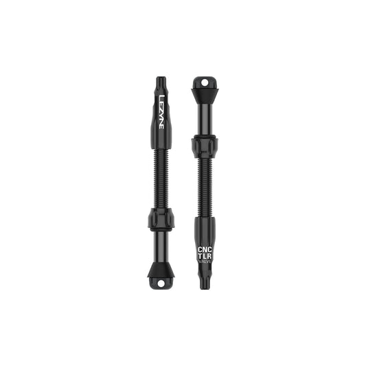Set van 2 LEZYNE CNC PRO tubeless ventielen 60 mm zwart