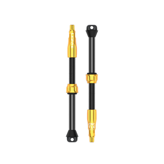 Set van 2 LEZYNE CNC PRO tubeless ventielen 80 mm goud