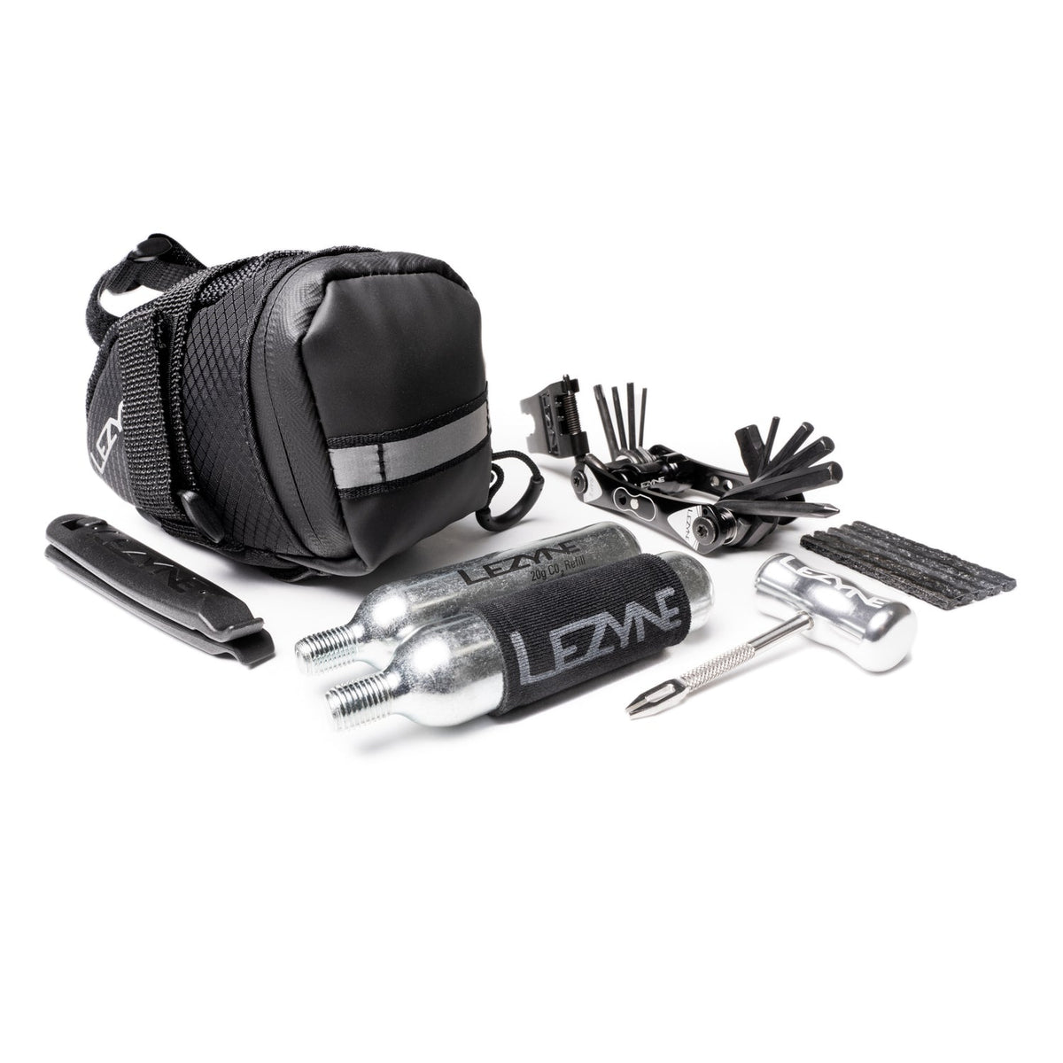 Sacoche de Selle LEZYNE Caddy avec Kit Tubeless