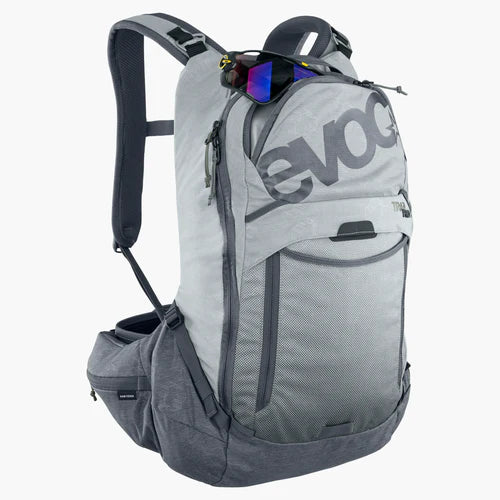 Rugzak met rugsteun EVOC TRAIL PRO 16L Grijs