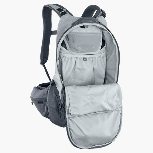 Rugzak met rugsteun EVOC TRAIL PRO 16L Grijs