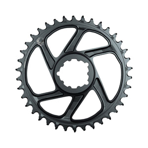 Plateau Mono SRAM EAGLE X-SYNC 2 BOOST 11/12V Boost Direct Mount Offset 3mm — vue du plateau sur fond blanc