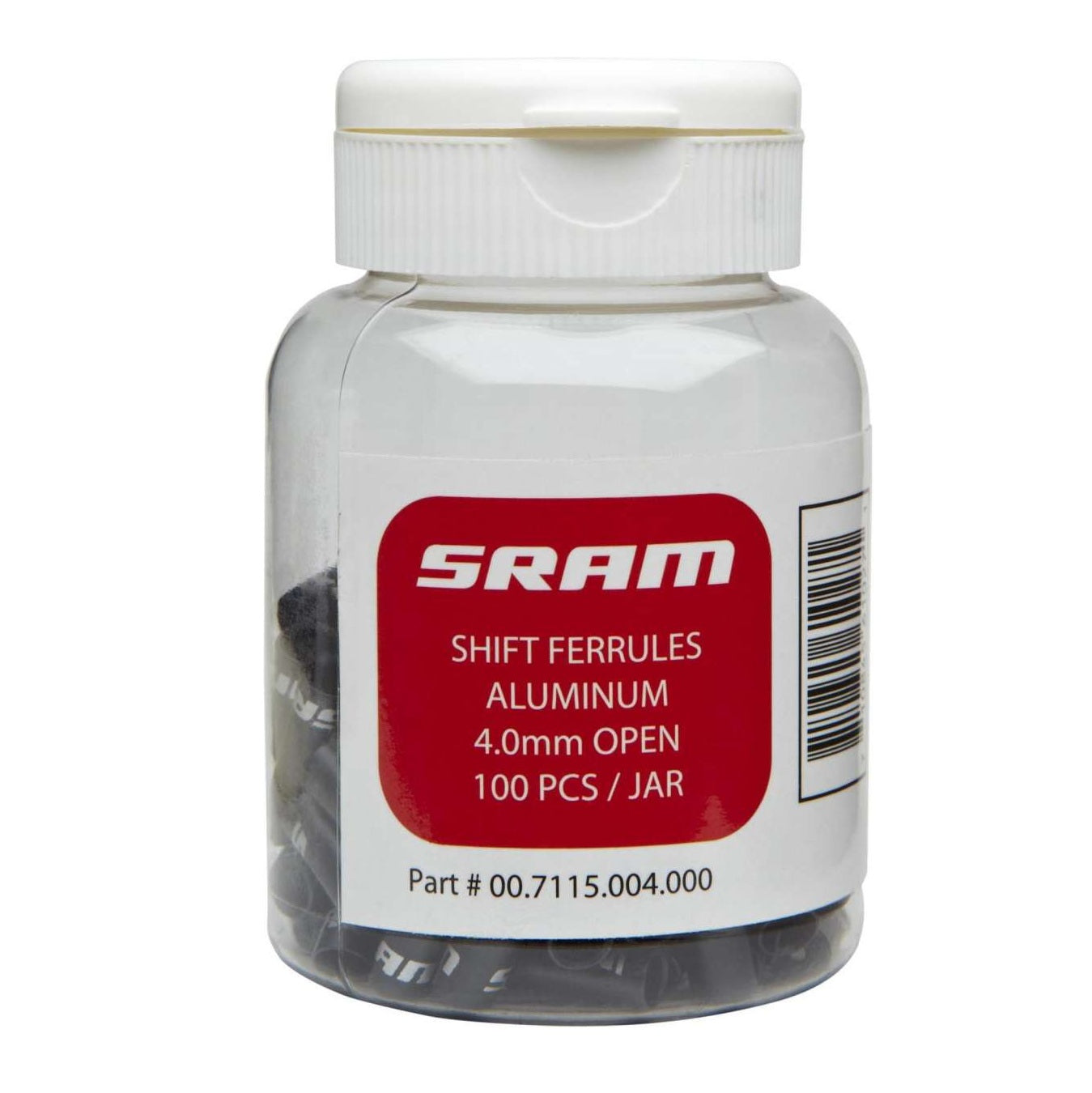 SRAM eindkap voor 4.0mm open derailleurbehuizing (pak van 100)