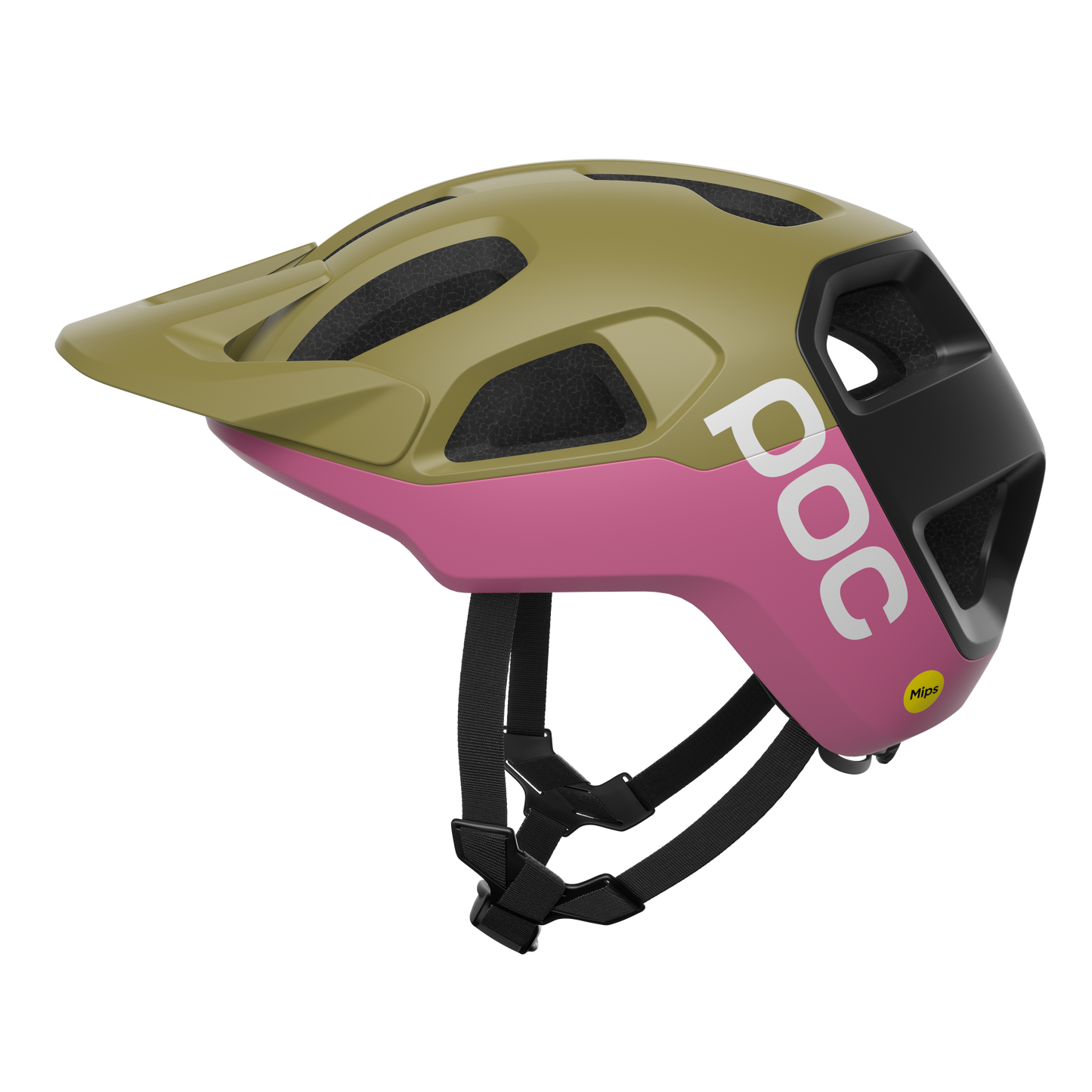 POC CULARIS MTB Helm Groen/Roze Mat
