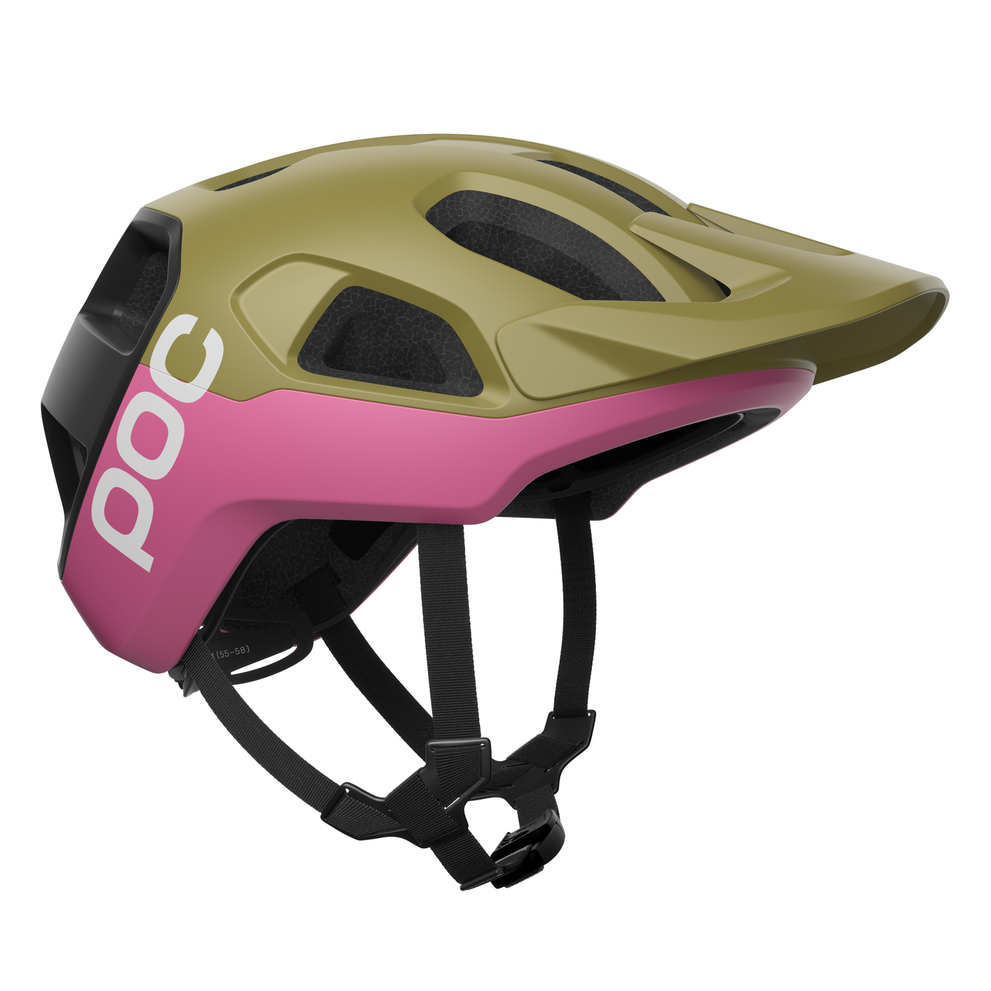 POC CULARIS MTB Helm Groen/Roze Mat