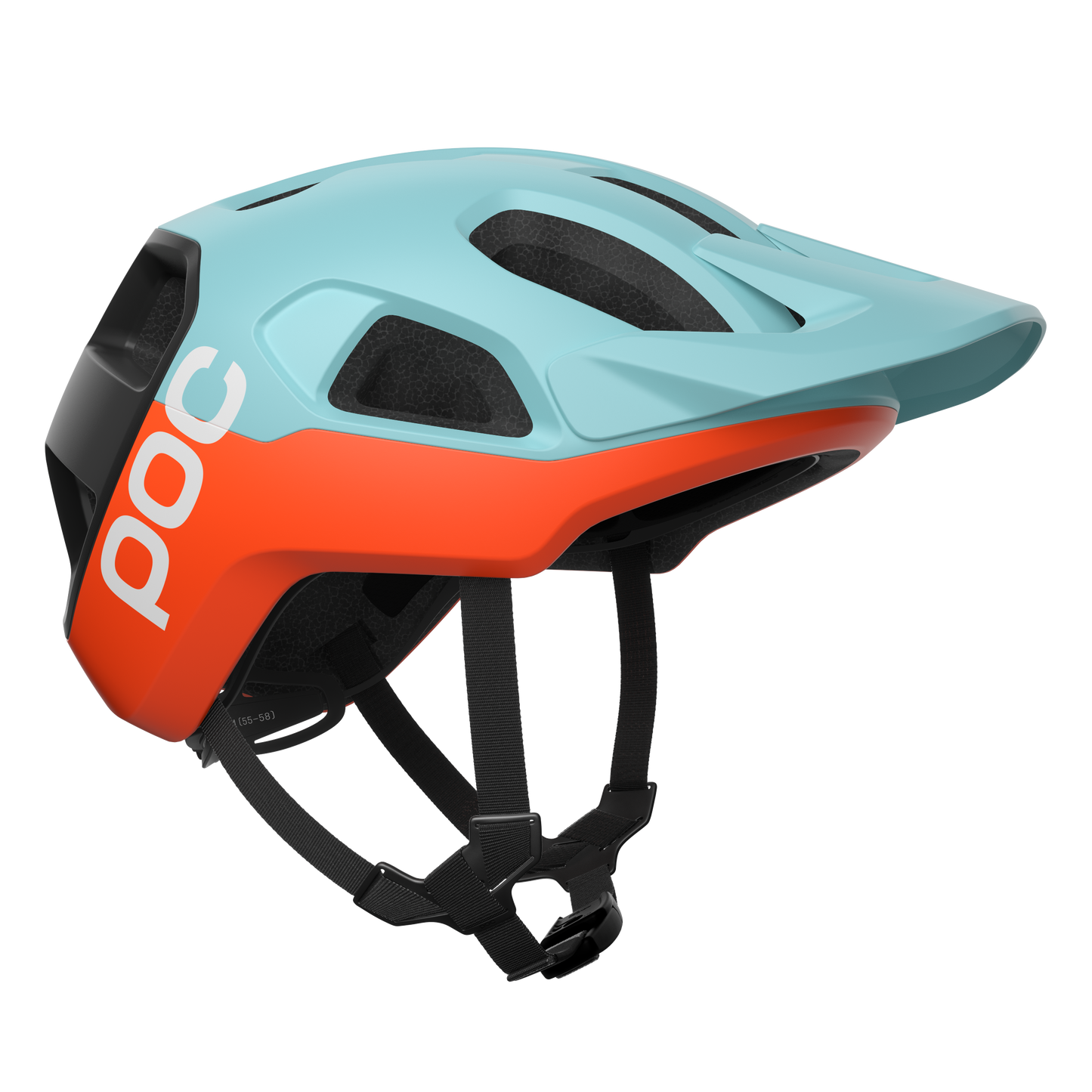 Casque VTT POC CULARIS Bleu/Orange Matt