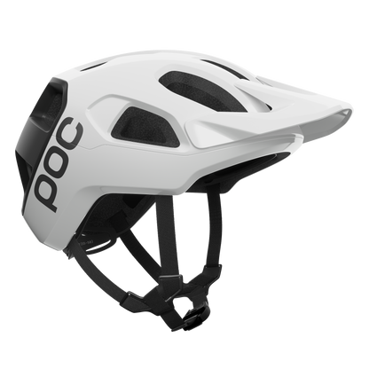 POC CULARIS MTB-helm Wit/Zwart Mat Logo