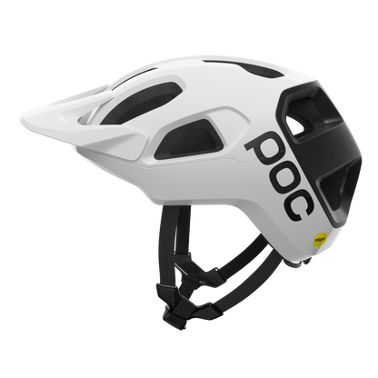 POC CULARIS MTB-helm Wit/Zwart Mat Logo