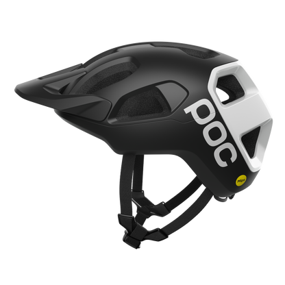 POC CULARIS MTB-helm Zwart/Wit Mat Logo