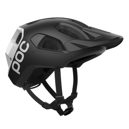 POC CULARIS MTB-helm Zwart/Wit Mat Logo