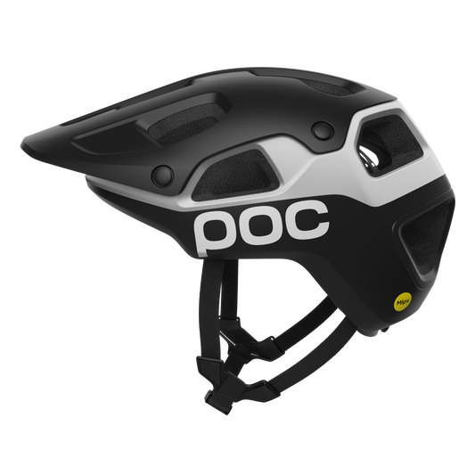 POC CULARIS PURE MTB Helm Zwart/Wit Mat