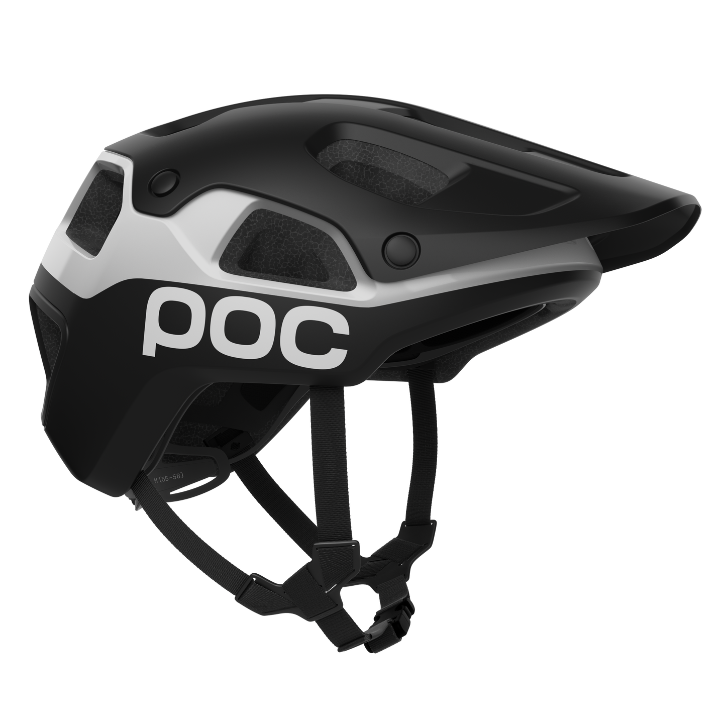 POC CULARIS PURE MTB Helm Zwart/Wit Mat