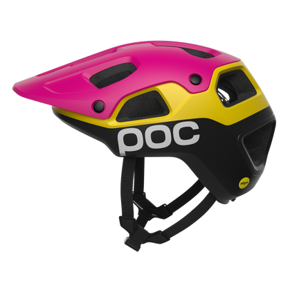 POC CULARIS PURE MTB-helm Roze/Geel/Zwart