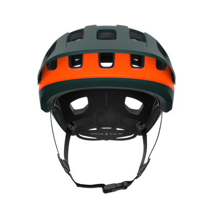 MTB-helm POC CULARIS PURE Groen Mat/Oranje Mat
