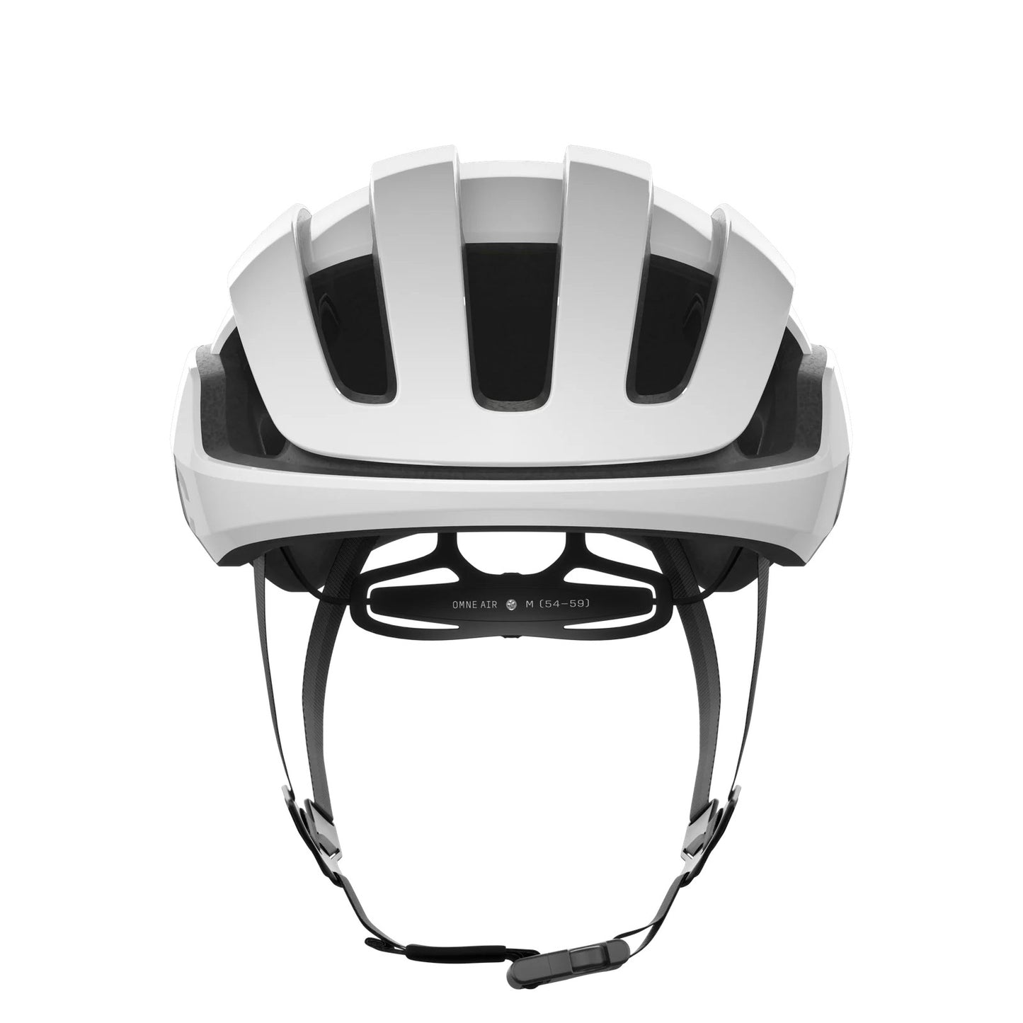 Casque Route POC OMNE AIR MIPS Logo Blanc/Noir Matt