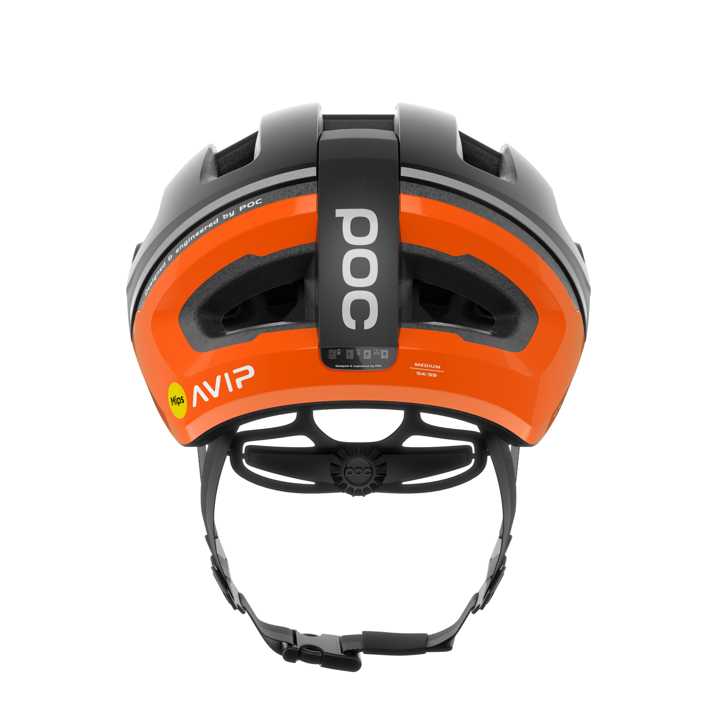 Casque Route POC OMNE BEACON MIPS Noir/Orange Fluorescent AVIP