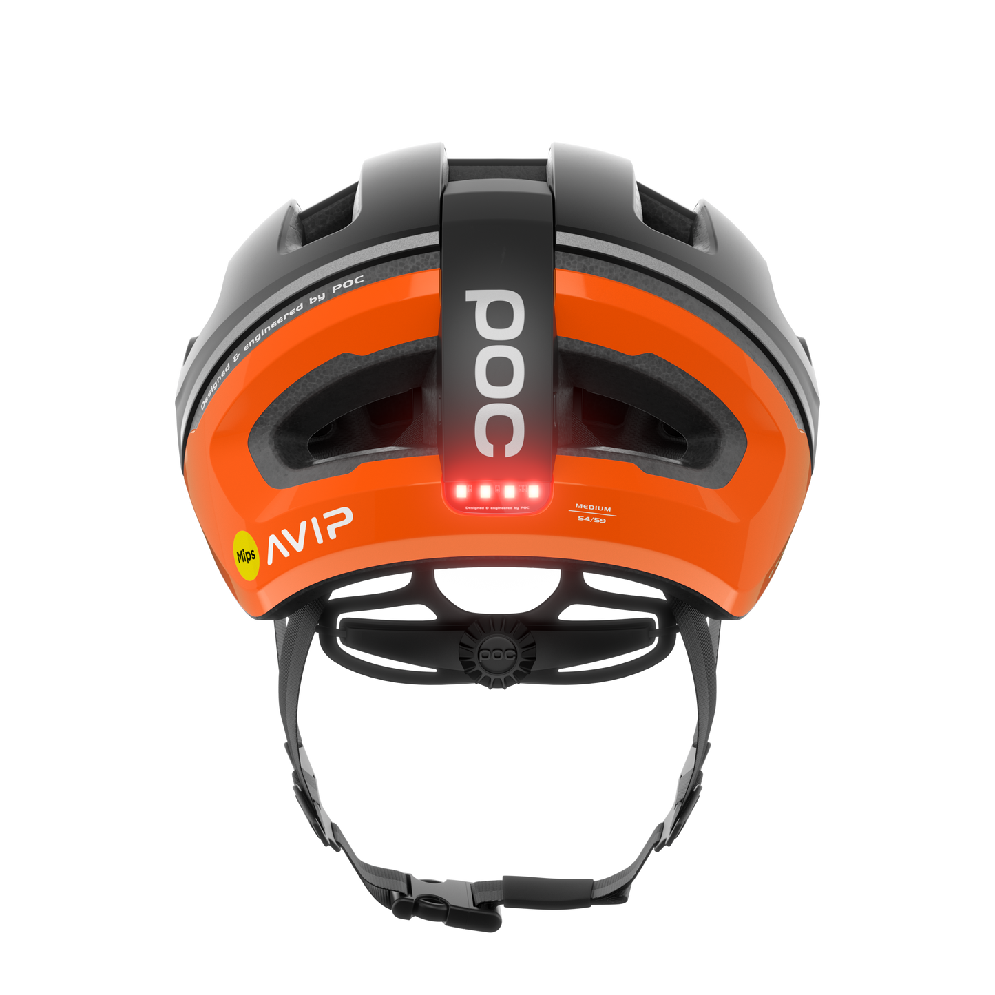 Casque Route POC OMNE BEACON MIPS Noir/Orange Fluorescent AVIP