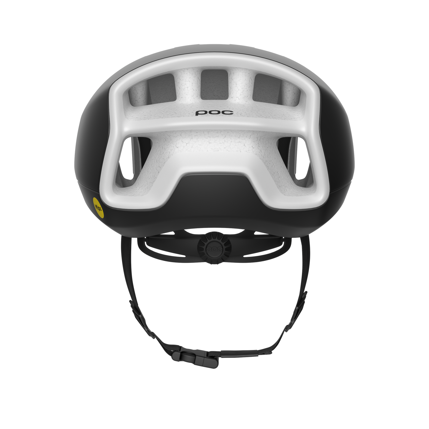 POC CYTAL MIPS racefietshelm, matzwart/matwit