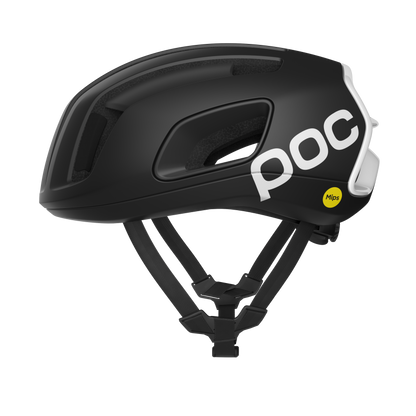 Racehelm POC CYTAL MIPS Zwart/Wit Mat Logo