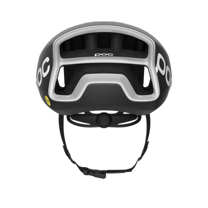 Racehelm POC CYTAL MIPS Zwart/Wit Mat Logo