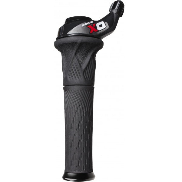 SRAM X0 Grip Shift 2-speed draaiversteller links zwart/rood