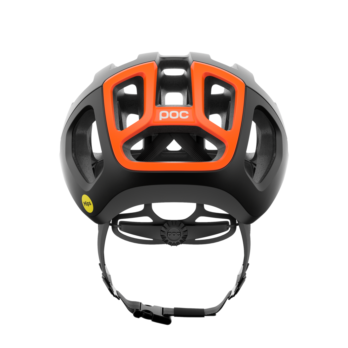 Casque Route POC VENTRAL AIR MIPS Noir/Orange Fluo Matt