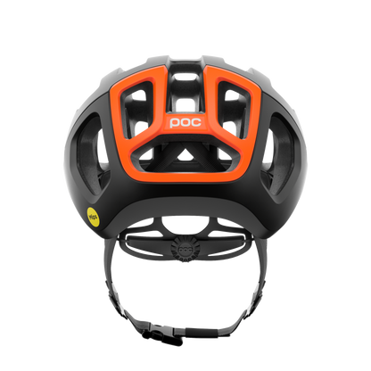 Wegrohelm POC VENTRAL AIR MIPS Zwart/Fluo Oranje Mat