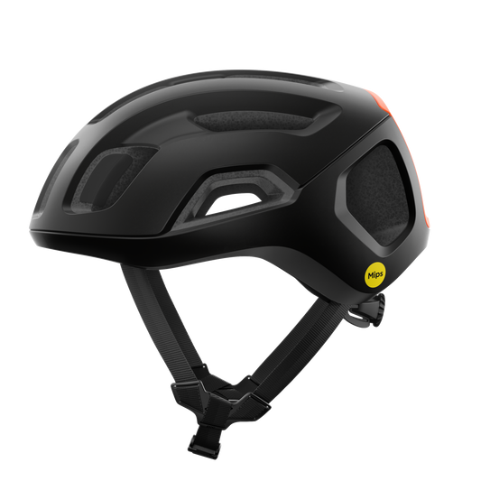 Casque Route POC VENTRAL AIR MIPS Noir/Orange Fluo Matt