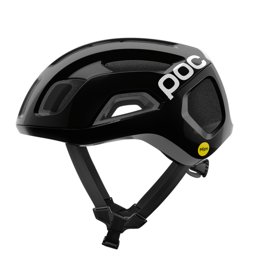 POC VENTRAL AIR MIPS Logo Road Helm Zwart/Wit Mat