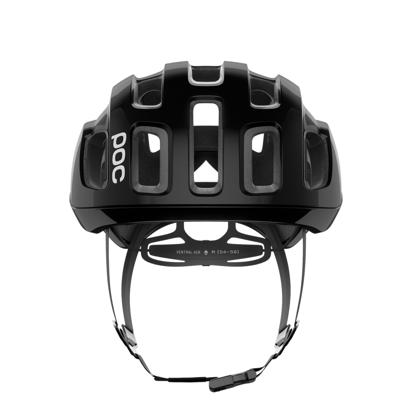 Casque Route POC VENTRAL AIR MIPS Logo Noir/Blanc Matt