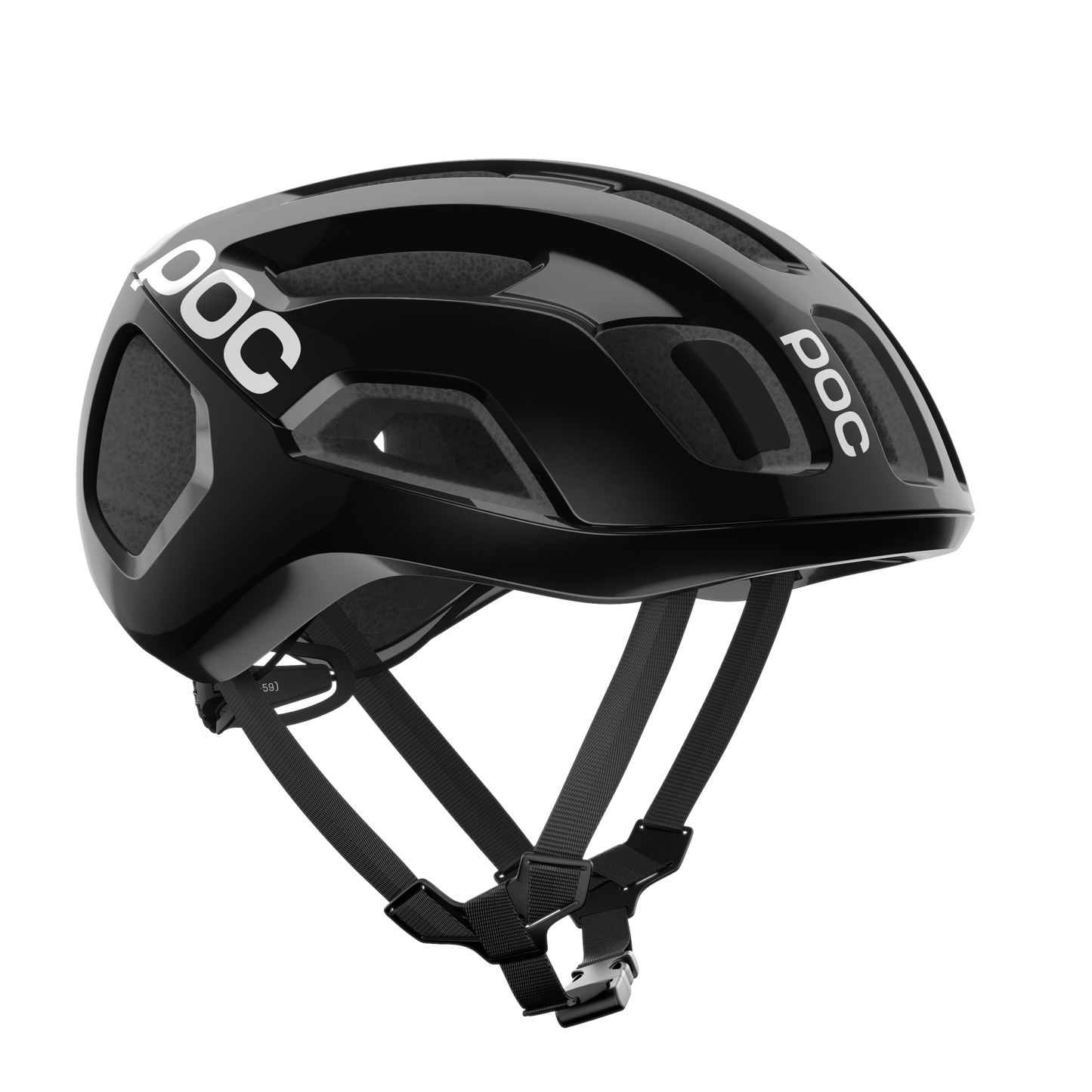 Casque Route POC VENTRAL AIR MIPS Logo Noir/Blanc Matt