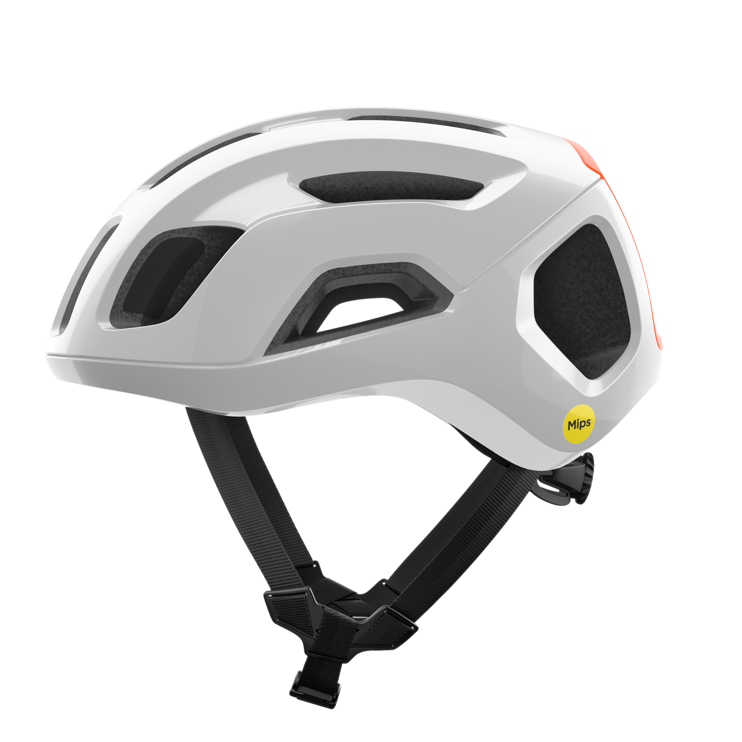 POC VENTRAL AIR MIPS Road Helm Wit/Oranje Fluo