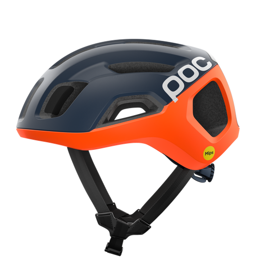 POC VENTRAL AIR MIPS Road Helm Navy/Oranje/Wit Mat