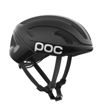 Casque Route POC OMNE AIR MIPS Logo Noir Matt/Blanc