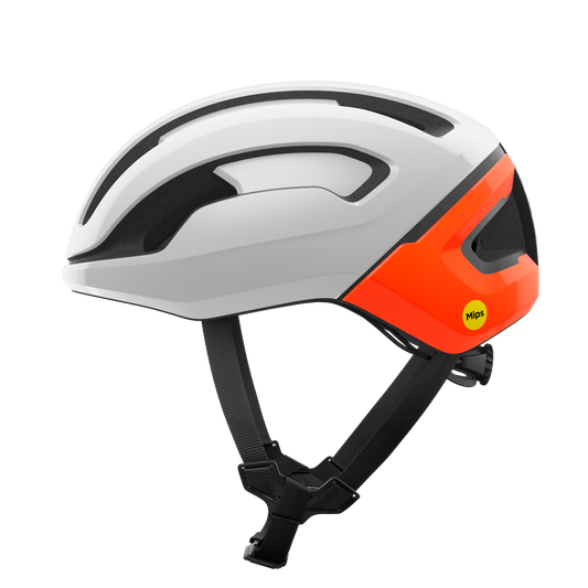 Casque Route POC OMNE AIR MIPS Blanc/Orange Fluo