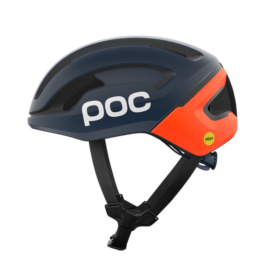 POC OMNE AIR MIPS Road Helm Navy/Oranje Mat