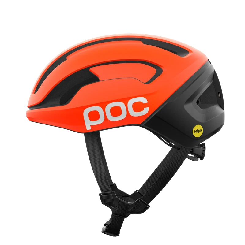 Casque Route POC OMNE BEACON MIPS Orange/Noir Matt