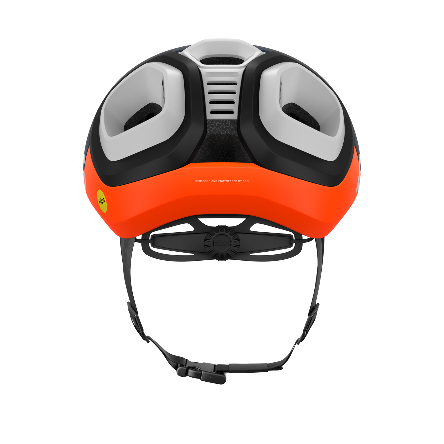 Casque Route POC AMIDAL Marine/Orange/Blanc Matt